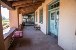 Affeldt Mion Museum Entry in the historic depot of La Posada Hotel.